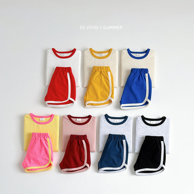 Vivid I - Korean Children Fashion - #minifashionista - Color Ringer Set - 11