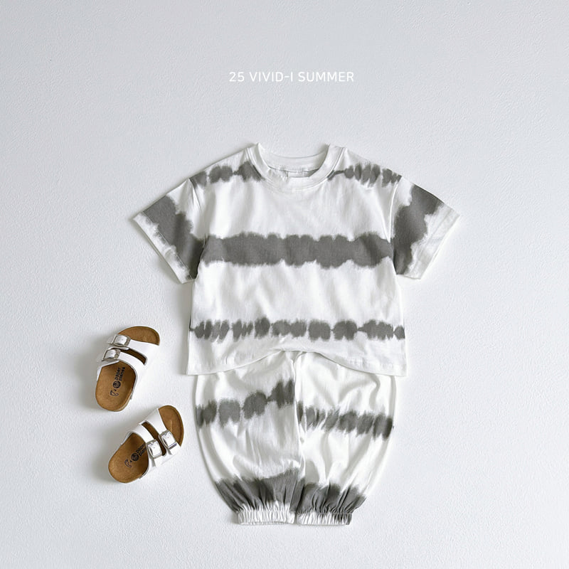 Vivid I - Korean Children Fashion - #minifashionista - Tie Water Printed Pants - 7