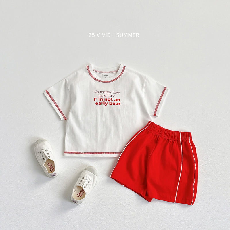 Vivid I - Korean Children Fashion - #minifashionista - Short Sleeve Stitch Set - 9
