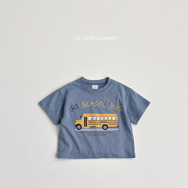Vivid I - Korean Children Fashion - #minifashionista - Car Print Short Sleeve Tee - 6