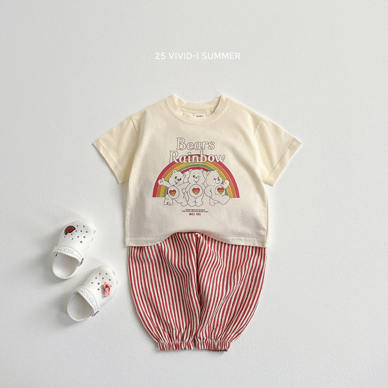 Vivid I - Korean Children Fashion - #minifashionista - Vertical Stripe Pants - 12