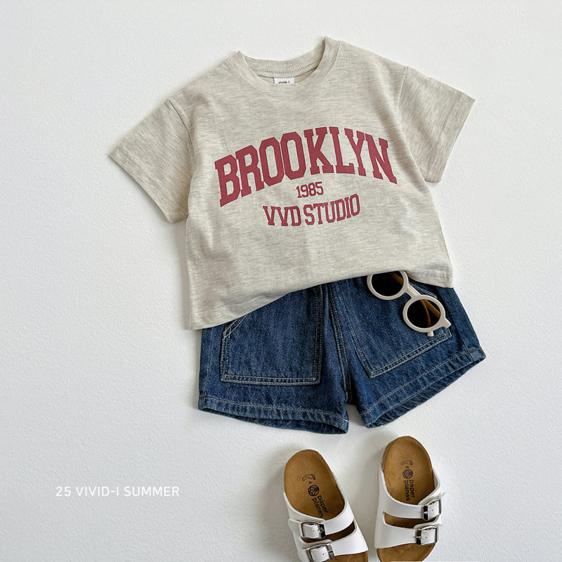 Vivid I - Korean Children Fashion - #minifashionista - Brooklyn Short Sleeve Tee - 10