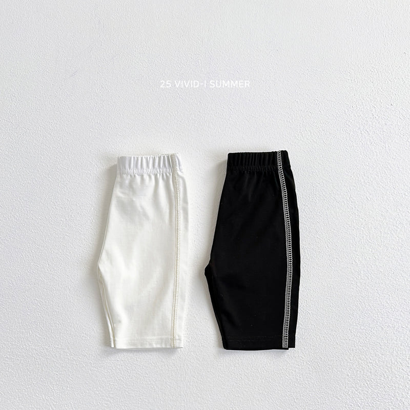 Vivid I - Korean Children Fashion - #prettylittlegirls - Half Leggings - 3