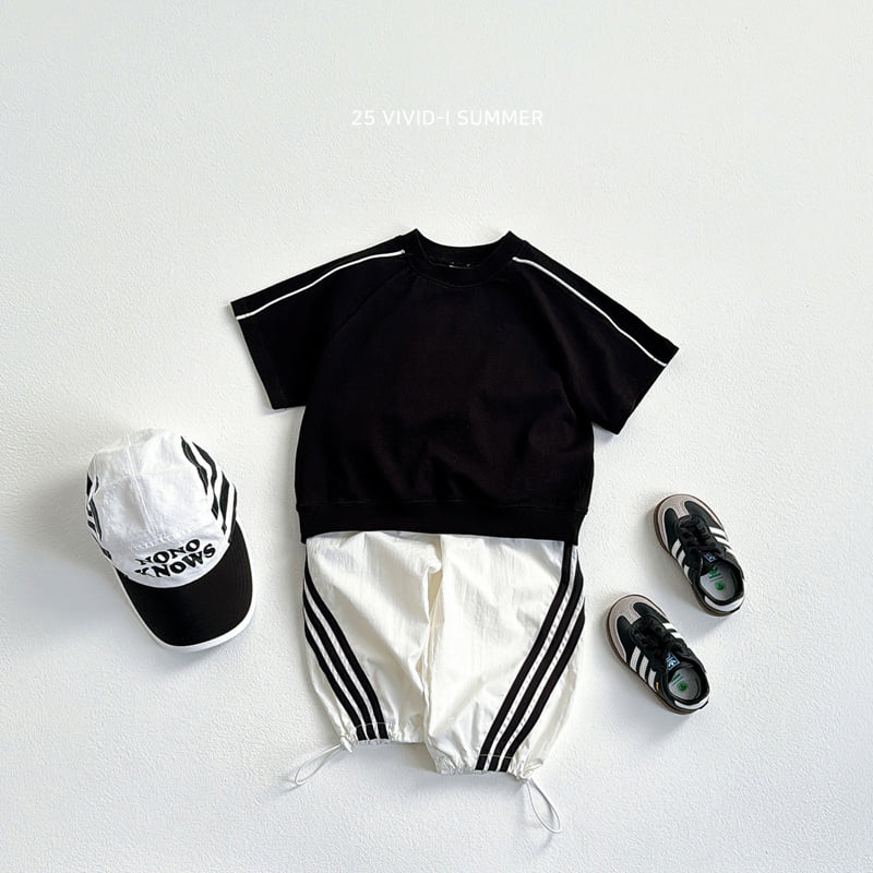 Vivid I - Korean Children Fashion - #prettylittlegirls - Line Track Pants - 10