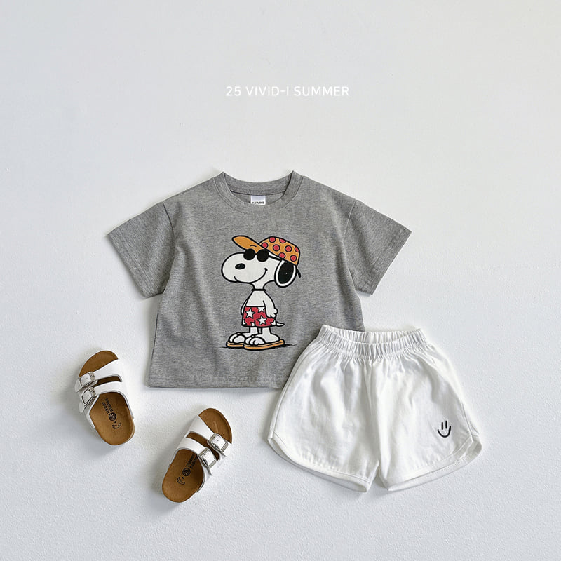 Vivid I - Korean Children Fashion - #prettylittlegirls - Face Embroidery Shorts - 8