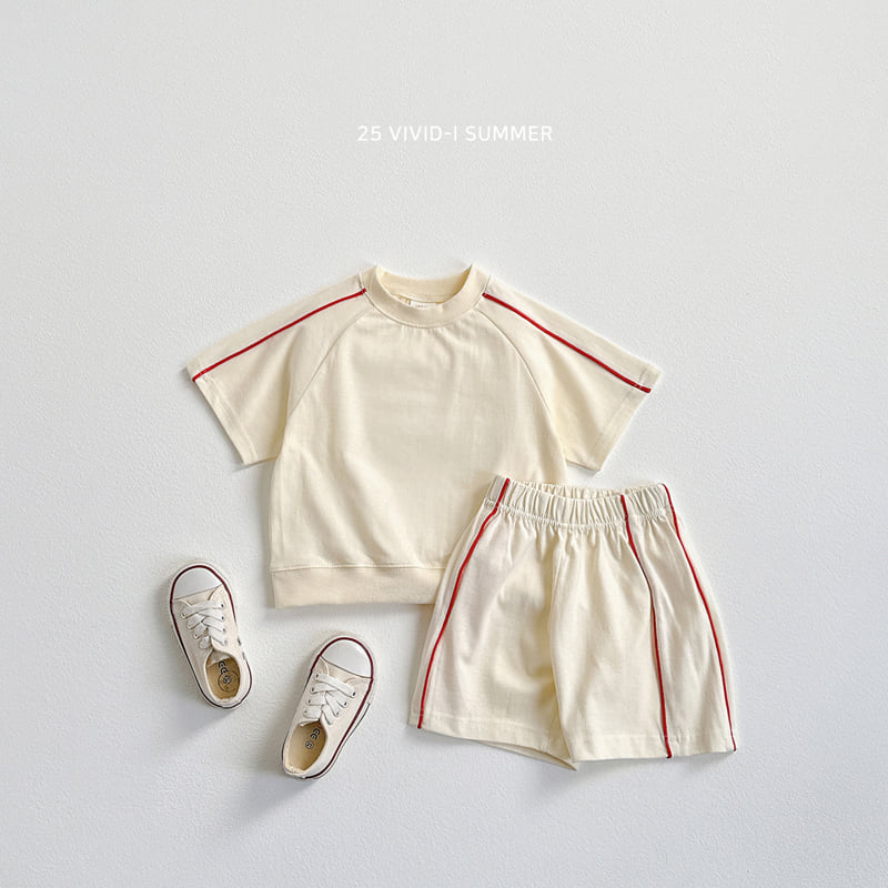 Vivid I - Korean Children Fashion - #prettylittlegirls - Two Way Stripe Shorts - 7
