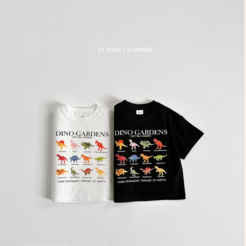Vivid I - Korean Children Fashion - #prettylittlegirls - Mini Dino Short Sleeve Tee - 3