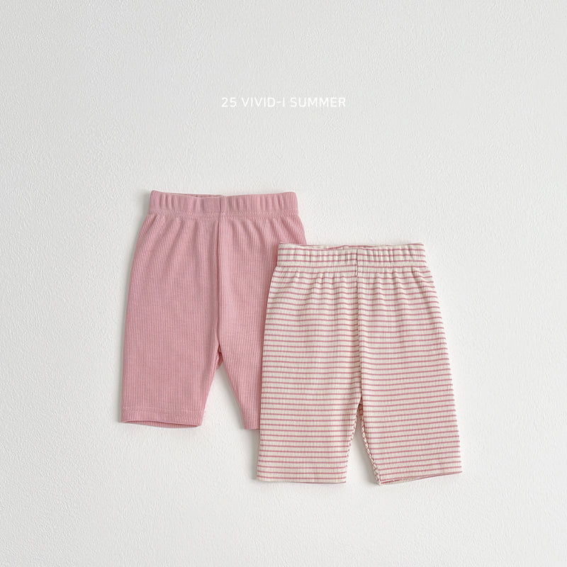 Vivid I - Korean Children Fashion - #prettylittlegirls - One More Ribbed Leggings - 6