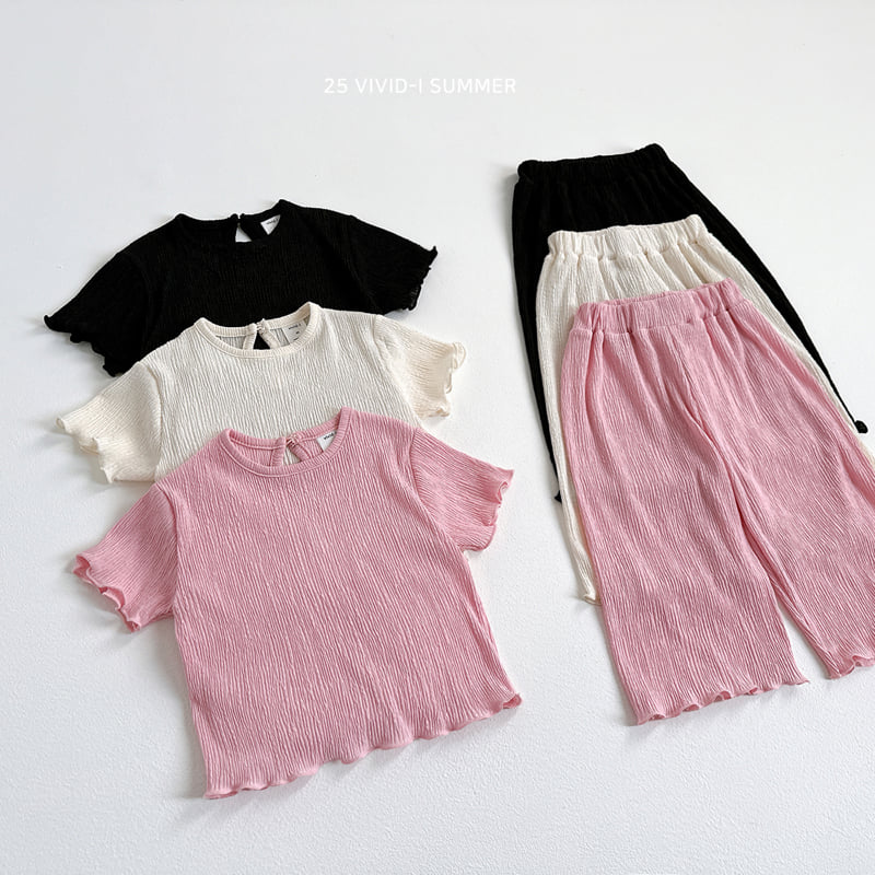 Vivid I - Korean Children Fashion - #minifashionista - Pleats Wave Set - 4