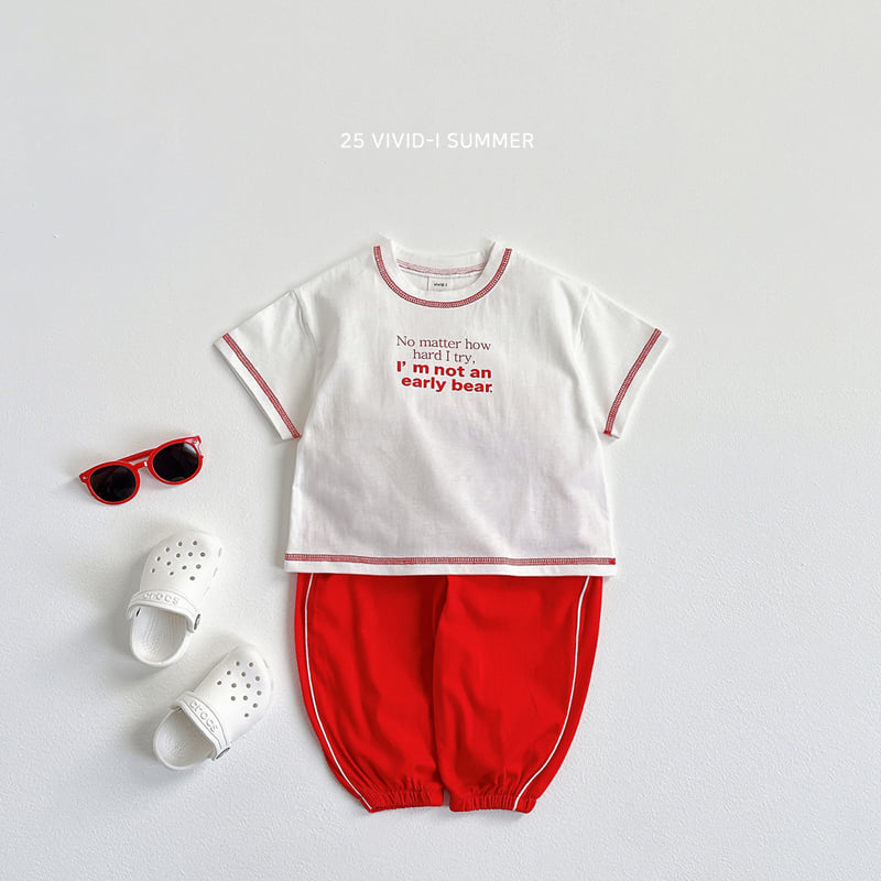 Vivid I - Korean Children Fashion - #prettylittlegirls - Short Sleeve Stitch Set - 10