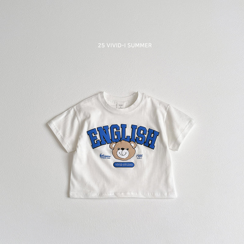 Vivid I - Korean Children Fashion - #prettylittlegirls - 3D Bear Short Sleeve Tee - 6