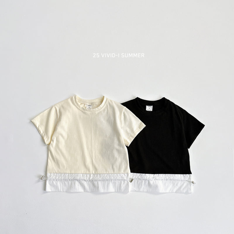 Vivid I - Korean Children Fashion - #prettylittlegirls - Bottom String Tee - 3