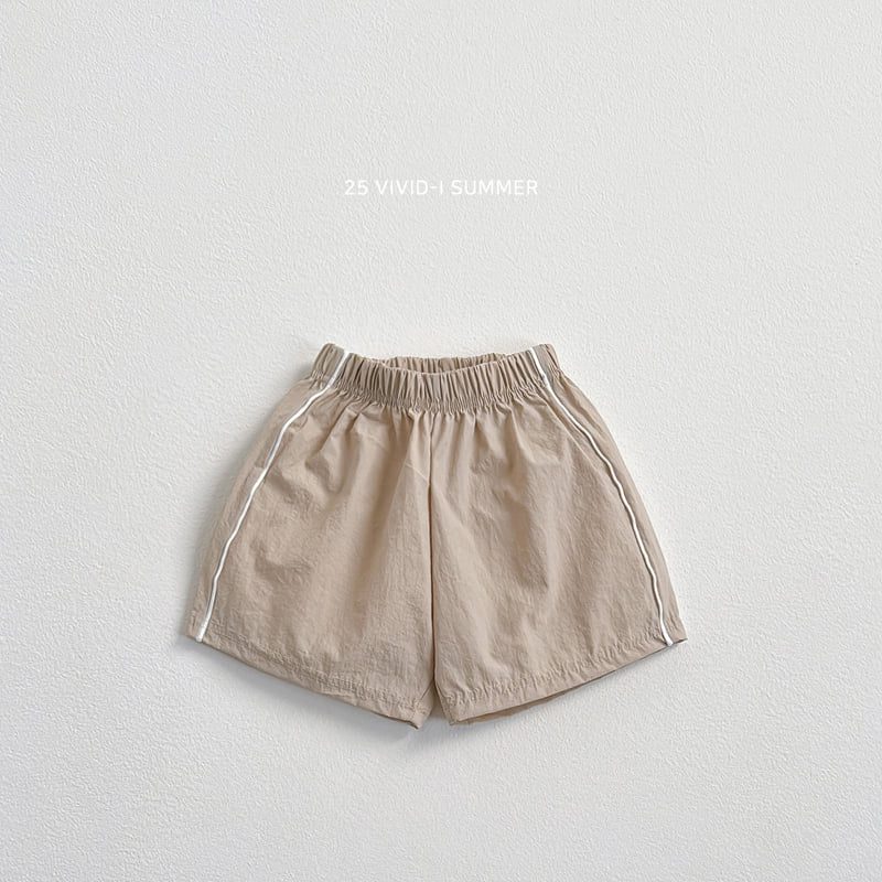 Vivid I - Korean Children Fashion - #prettylittlegirls - Rustling Piping Shorts - 5