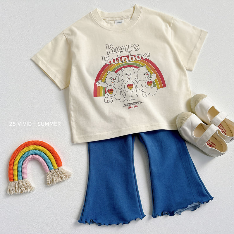 Vivid I - Korean Children Fashion - #stylishchildhood - Diagonal Bootscut Pants - 8
