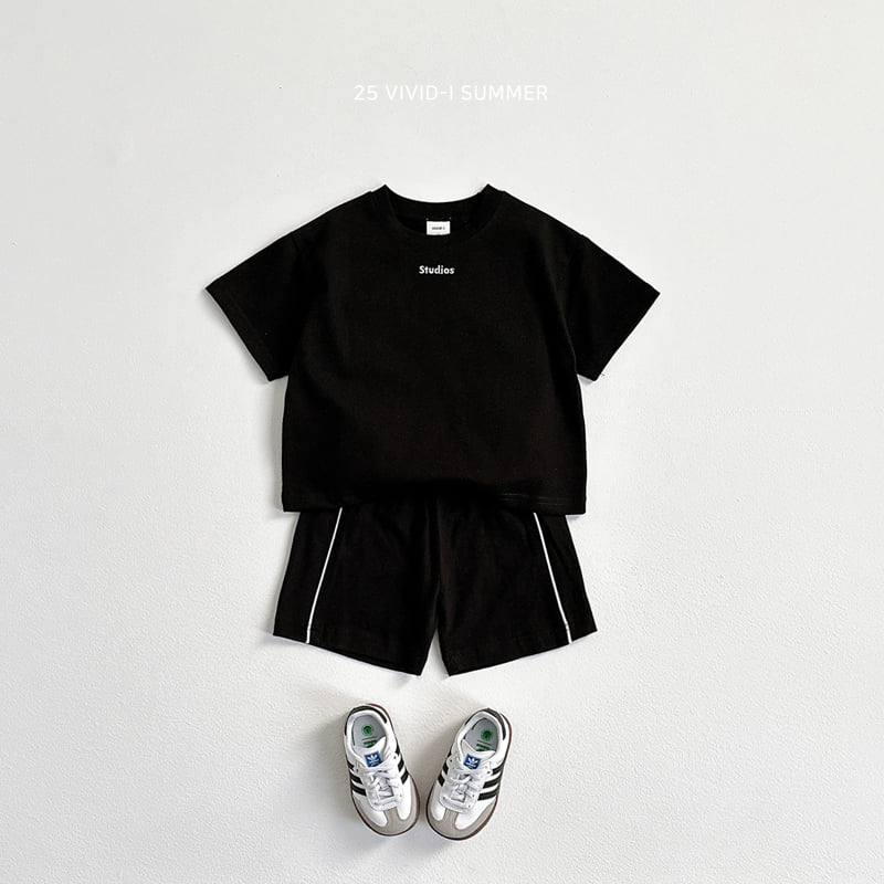Vivid I - Korean Children Fashion - #stylishchildhood - Two Way Stripe Shorts - 10