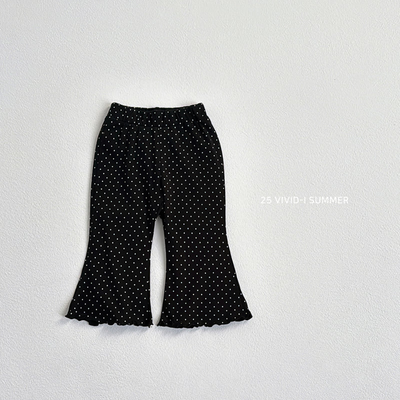 Vivid I - Korean Children Fashion - #stylishchildhood - Pattern Wave Pants - 8