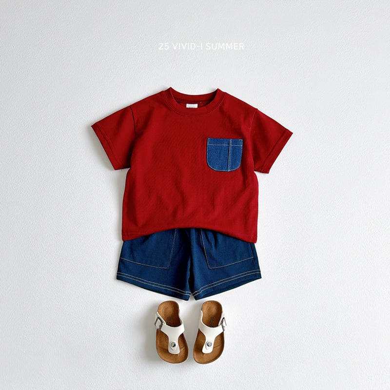 Vivid I - Korean Children Fashion - #stylishchildhood - Cotton Stitch Pocket Shorts - 12