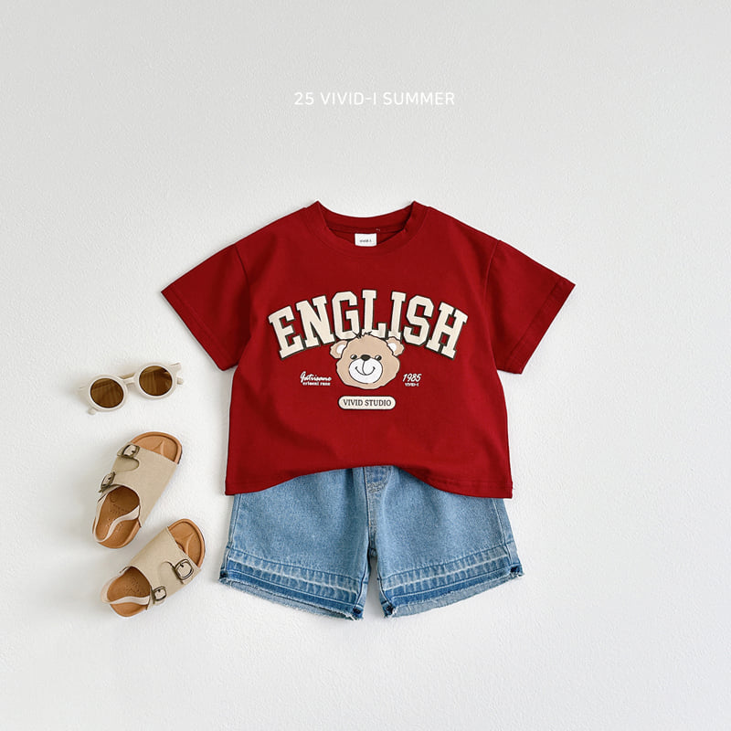 Vivid I - Korean Children Fashion - #stylishchildhood - 3D Bear Short Sleeve Tee - 9