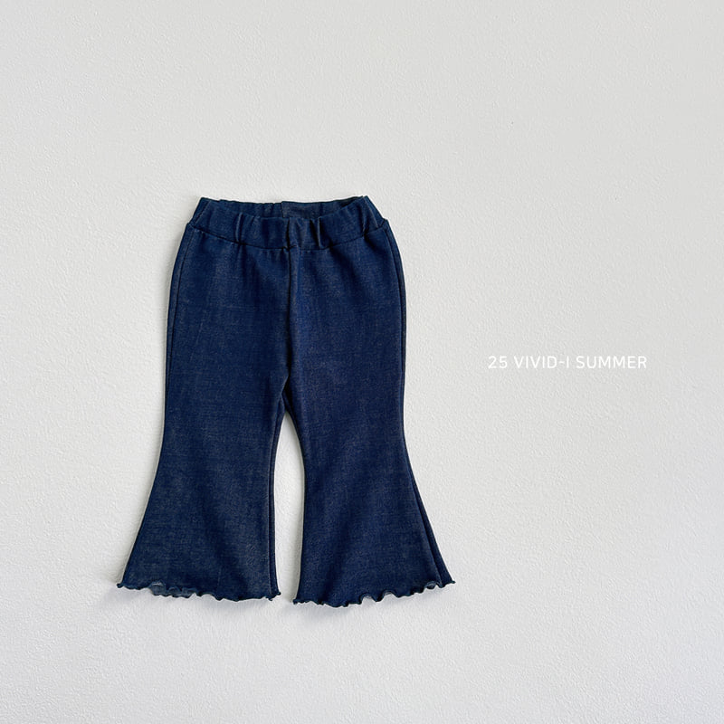 Vivid I - Korean Children Fashion - #todddlerfashion - Diagonal Bootscut Pants - 6
