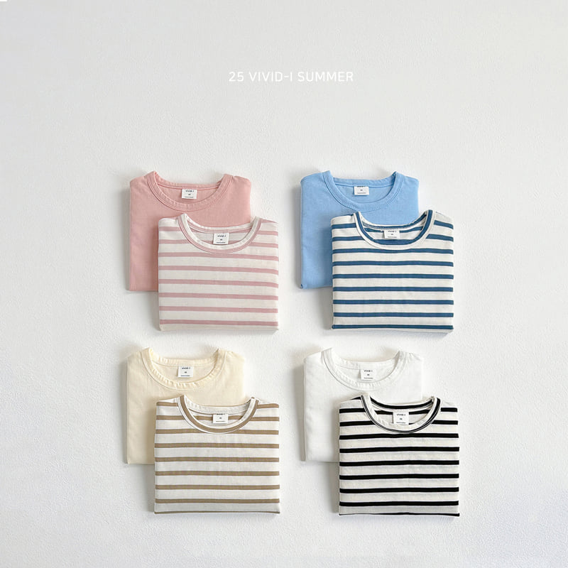 Vivid I - Korean Children Fashion - #todddlerfashion - One Plus One Short Sleeve Tee - 3
