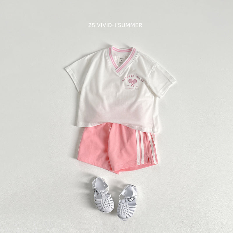 Vivid I - Korean Children Fashion - #todddlerfashion - Racket V-Neck Set - 12