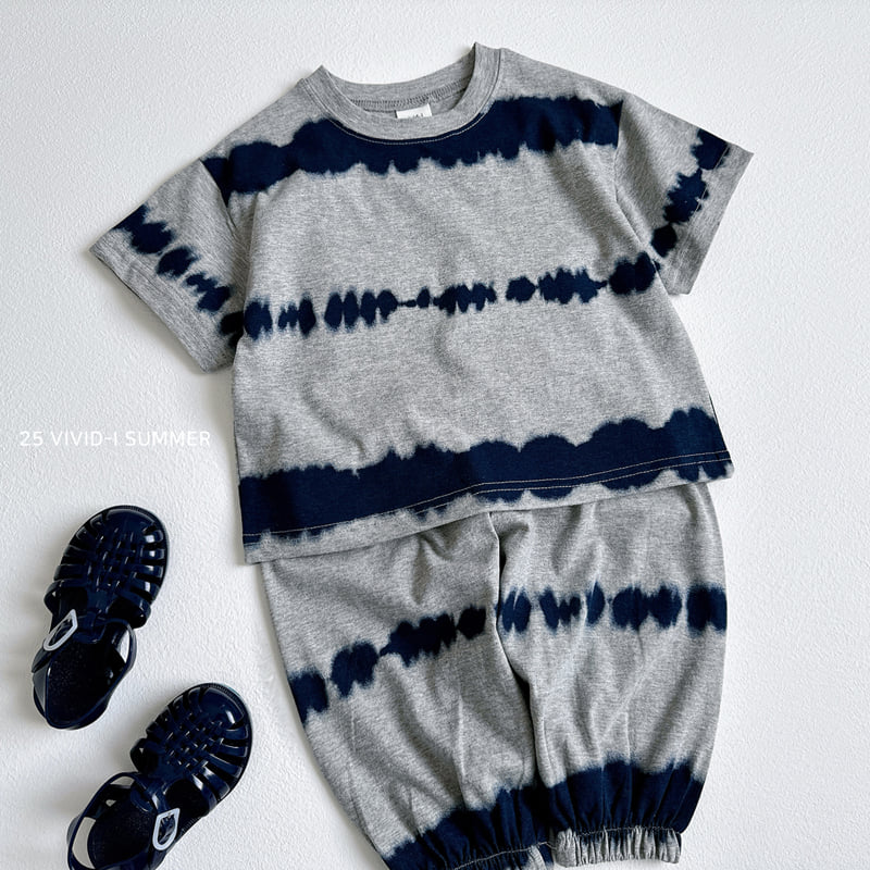 Vivid I - Korean Children Fashion - #todddlerfashion - Tie Water Printed Tee - 11
