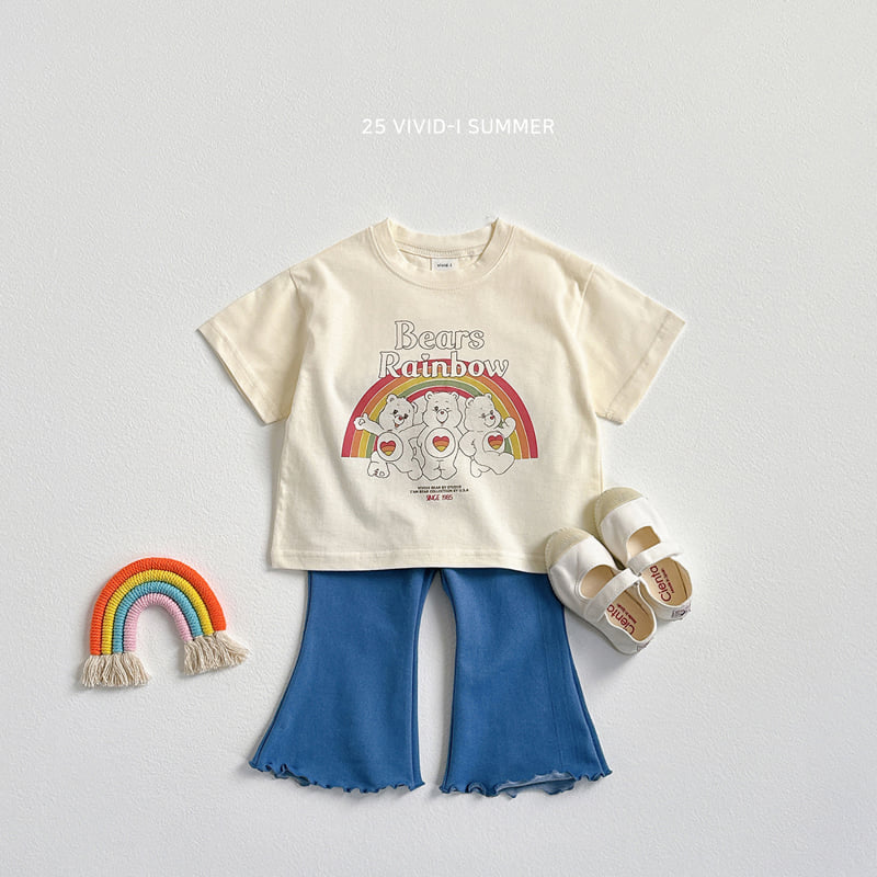 Vivid I - Korean Children Fashion - #toddlerclothing - Diagonal Bootscut Pants - 7
