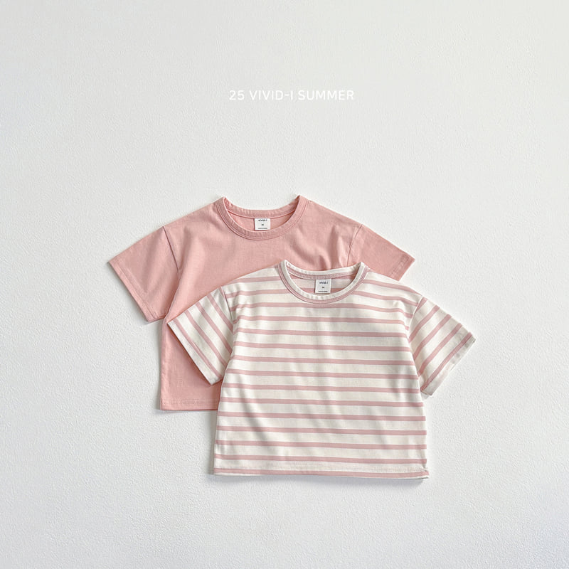 Vivid I - Korean Children Fashion - #todddlerfashion - One Plus One Short Sleeve Tee - 4