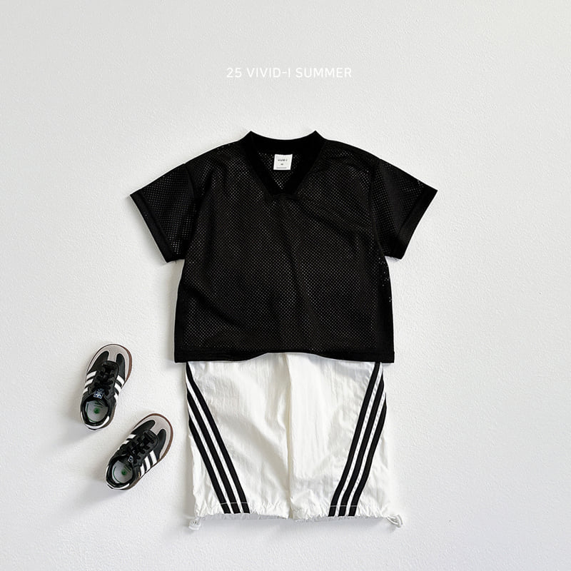 Vivid I - Korean Children Fashion - #toddlerclothing - Line Track Pants - 12