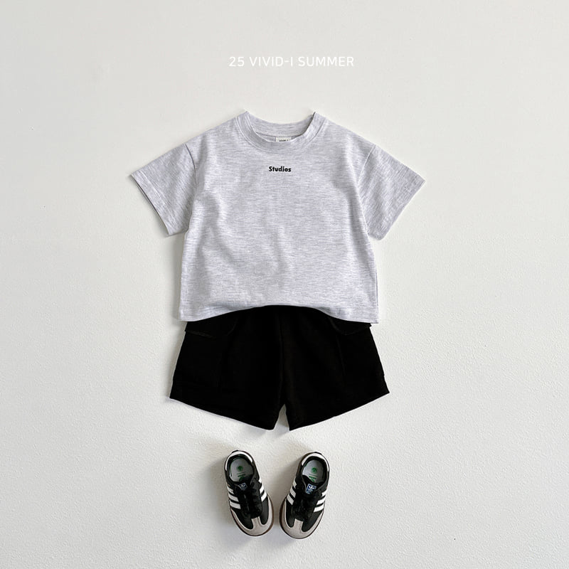 Vivid I - Korean Children Fashion - #toddlerclothing - Lettering Embroidery Point Tee - 11