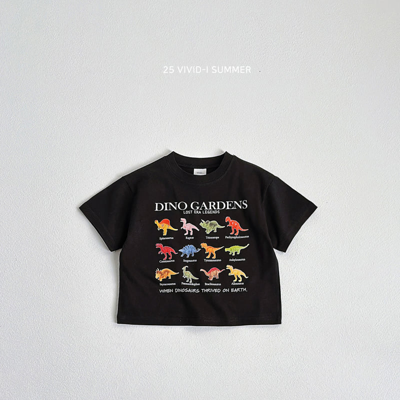Vivid I - Korean Children Fashion - #toddlerclothing - Mini Dino Short Sleeve Tee - 5