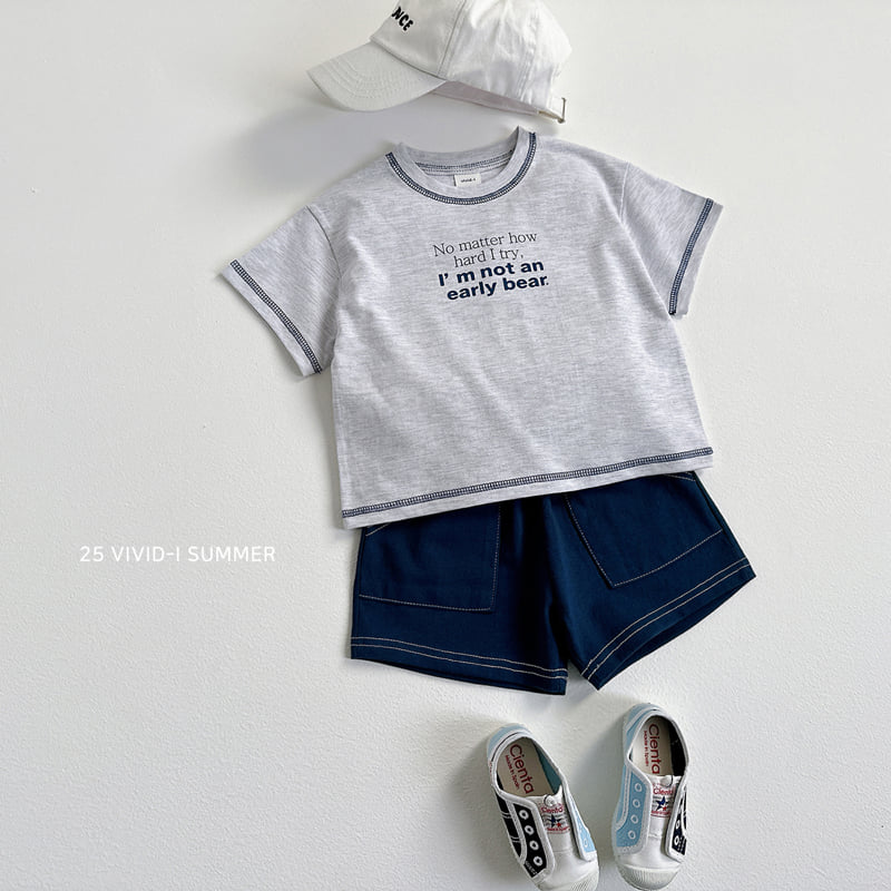 Vivid I - Korean Children Fashion - #toddlerclothing - Cotton Stitch Pocket Shorts - 11