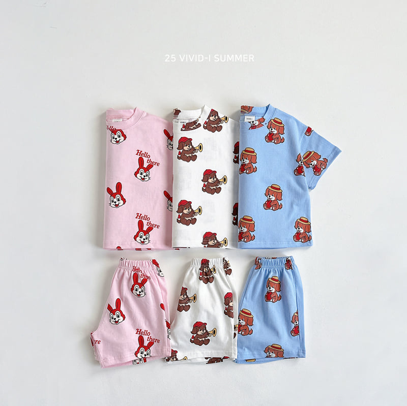 Vivid I - Korean Children Fashion - #toddlerclothing - Summer Pop Art Set