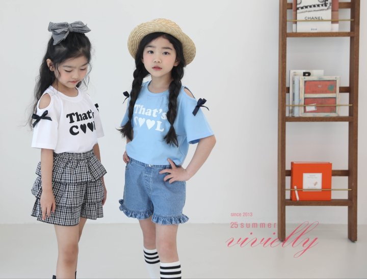 Vivielly - Korean Children Fashion - #childofig - Cool Ribbon Tee - 5