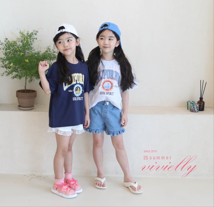 Vivielly - Korean Children Fashion - #childofig - California Tee - 3