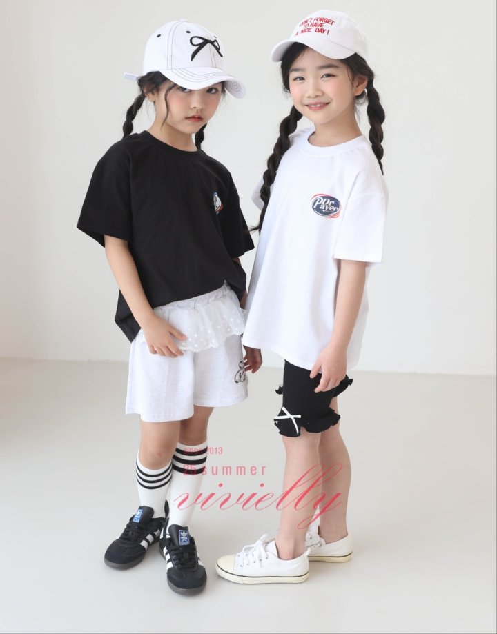 Vivielly - Korean Children Fashion - #childofig - Dana Frill Leggings - 9