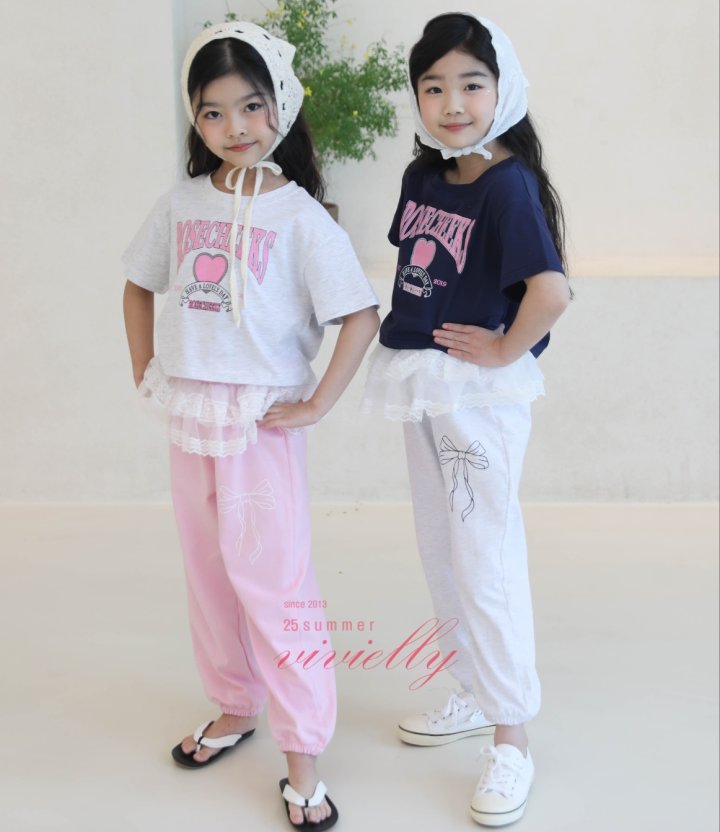 Vivielly - Korean Children Fashion - #childofig - Ellie Jogger Pants - 6