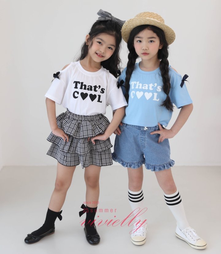 Vivielly - Korean Children Fashion - #childrensboutique - Cool Ribbon Tee - 7
