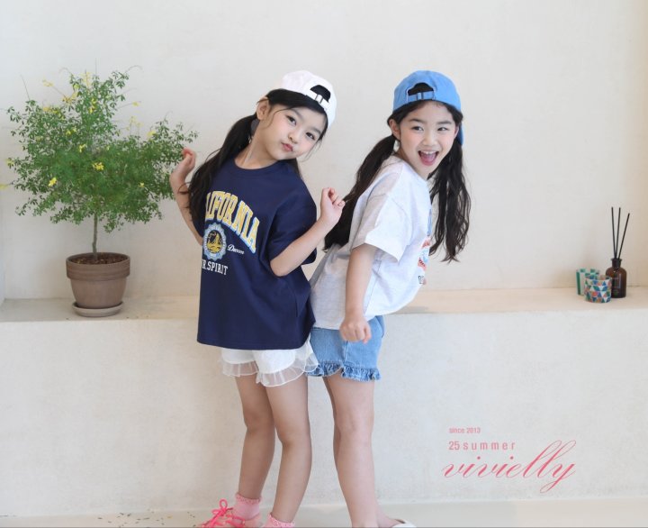 Vivielly - Korean Children Fashion - #childrensboutique - California Tee - 5