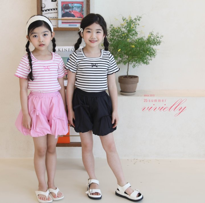 Vivielly - Korean Children Fashion - #childrensboutique - Juicy Balloon Skirt Pants - 3