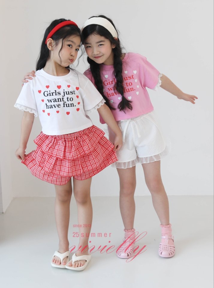 Vivielly - Korean Children Fashion - #designkidswear - Juju Cancan Skirt Pants - 3