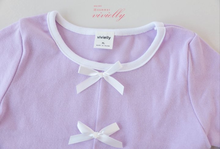 Vivielly - Korean Children Fashion - #designkidswear - Jay Ribbon Tee - 11