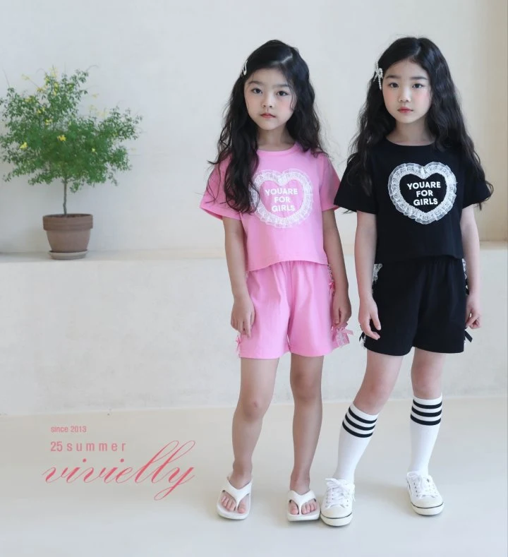 Vivielly - Korean Children Fashion - #designkidswear - Roa Lace Tee - 2