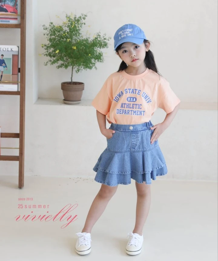 Vivielly - Korean Children Fashion - #designkidswear - Iowa Tee