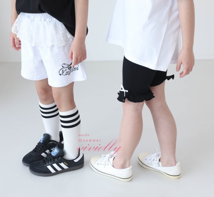 Vivielly - Korean Children Fashion - #designkidswear - Dana Frill Leggings - 11