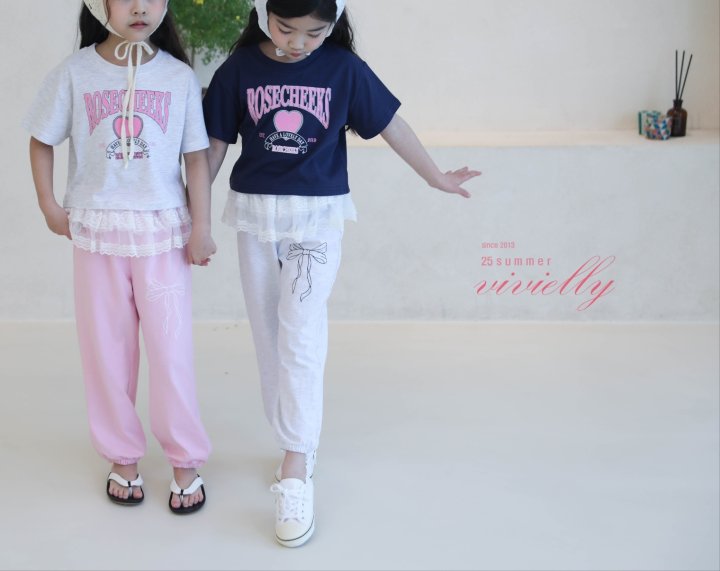 Vivielly - Korean Children Fashion - #designkidswear - Ellie Jogger Pants - 8