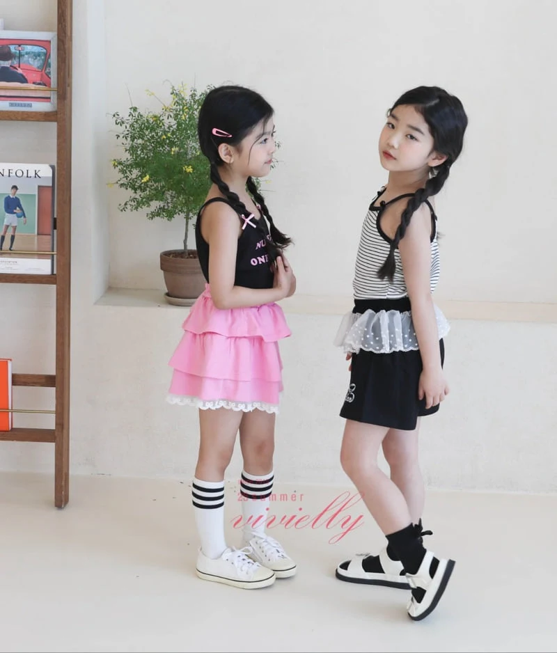 Vivielly - Korean Children Fashion - #discoveringself - Vivi Cancan Skirt Pants - 7
