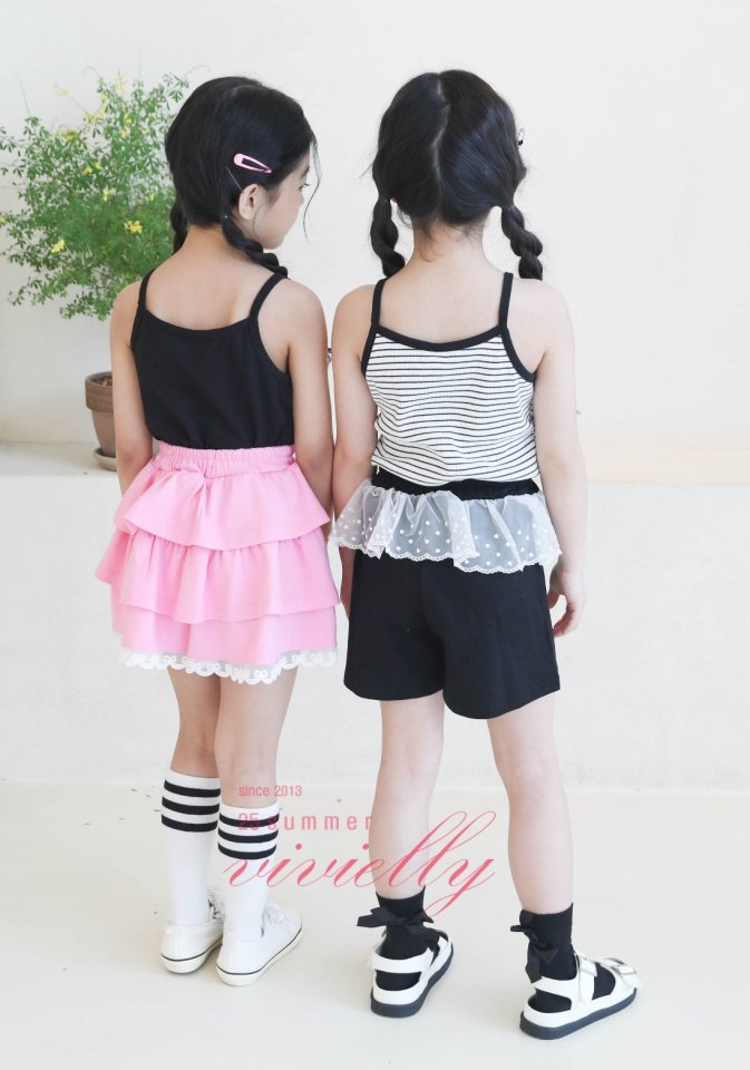 Vivielly - Korean Children Fashion - #discoveringself - Number Ribbon Sleeveless - 6