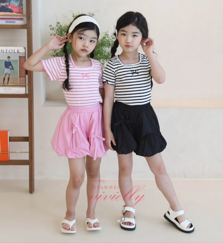 Vivielly - Korean Children Fashion - #discoveringself - Juicy Balloon Skirt Pants - 5
