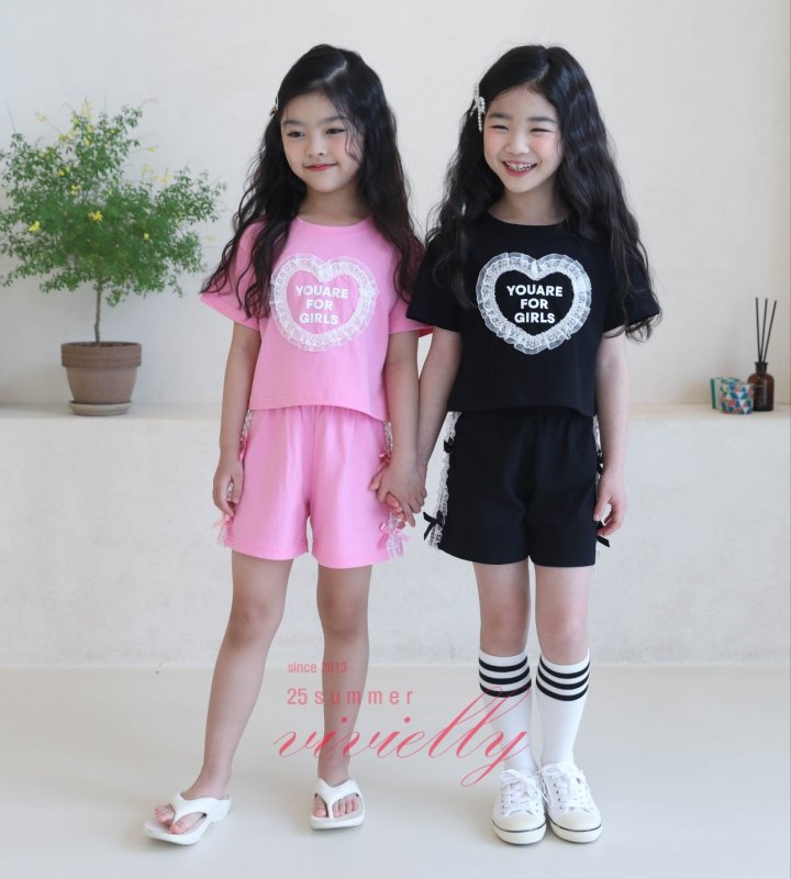 Vivielly - Korean Children Fashion - #discoveringself - Roa Lace Tee - 4